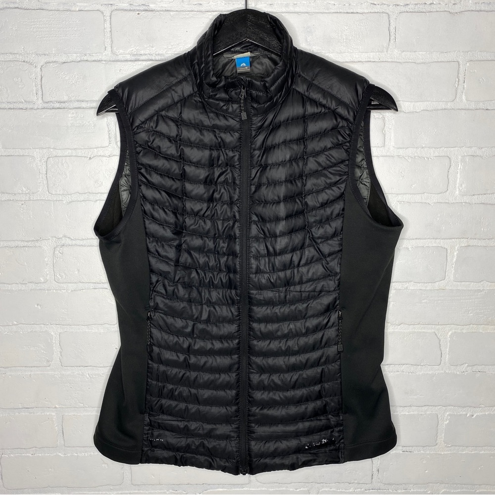 Eddie Bauer Puffer Vest Women's EB800 First Ascent Goose Down Black Size Medium